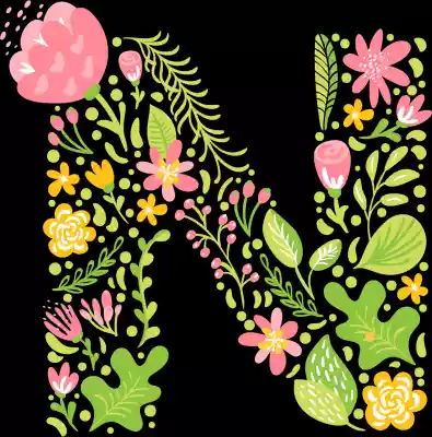 vectores plantilas ALFABETO,FLOR,